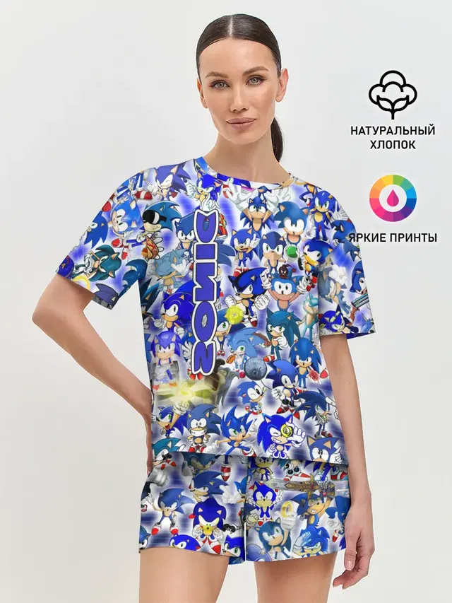 Женская пижама с шортами