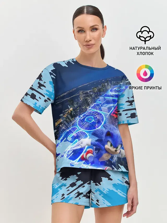 Женская пижама с шортами