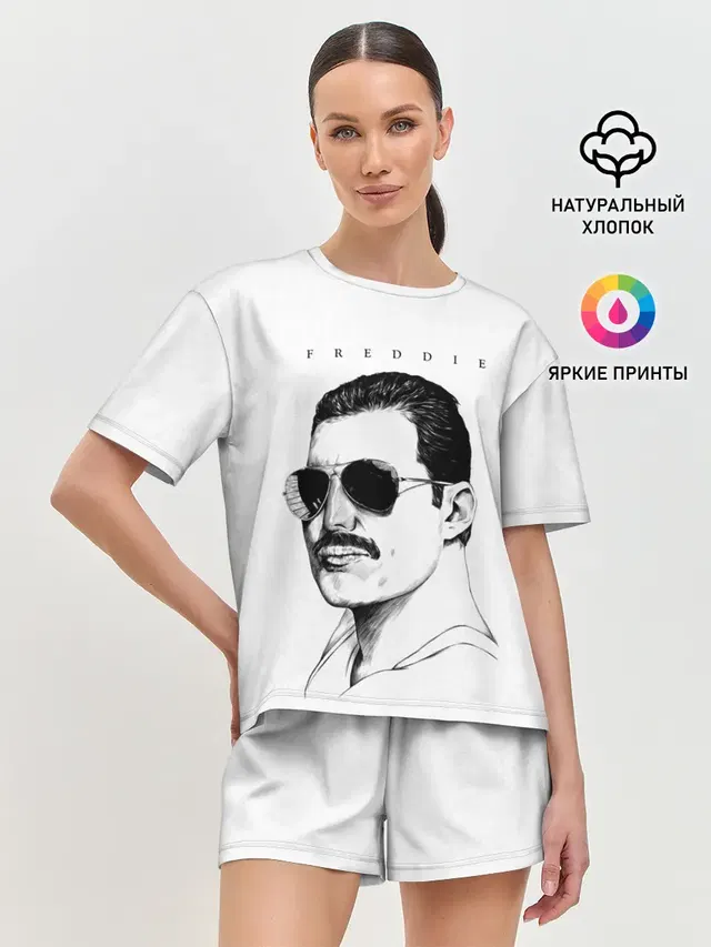 Женская пижама с шортами