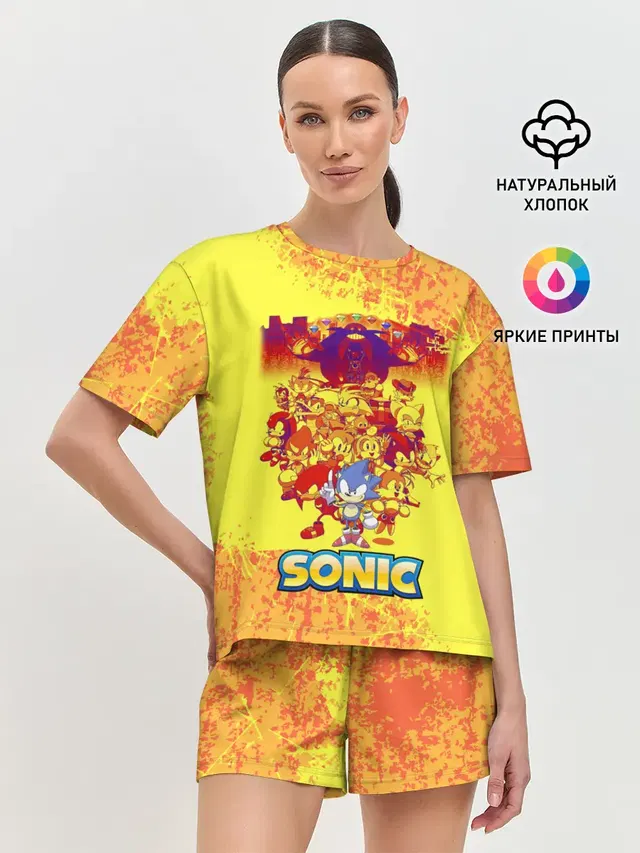 Женская пижама с шортами