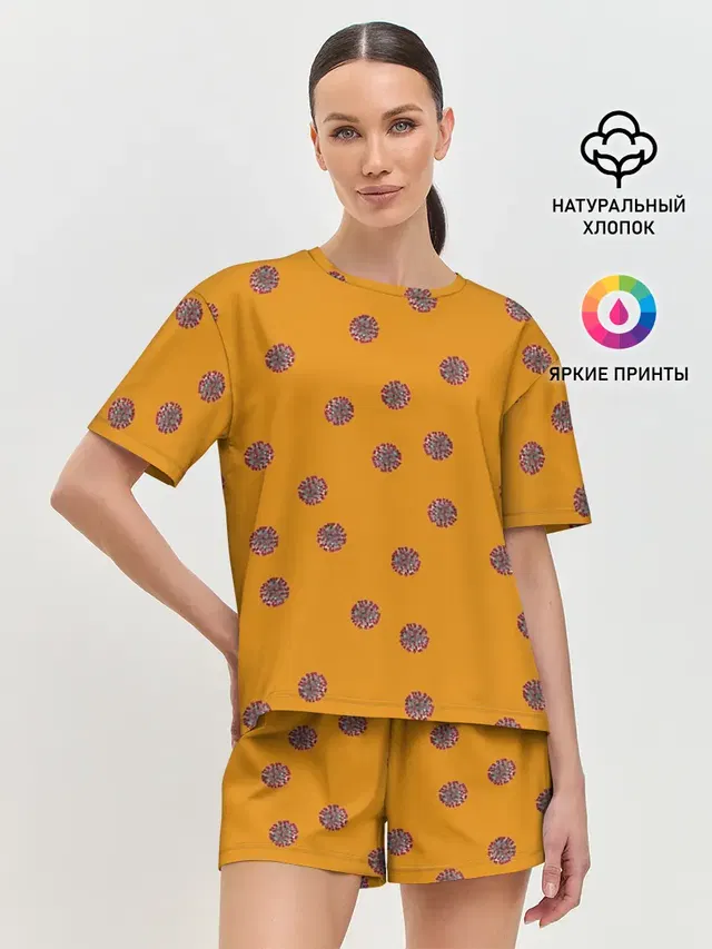 Женская пижама с шортами