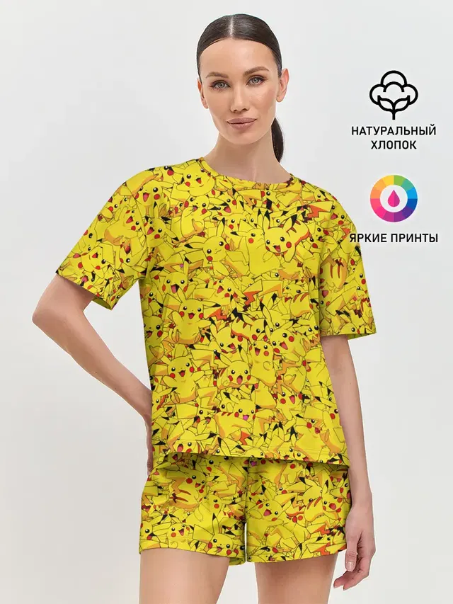 Женская пижама с шортами