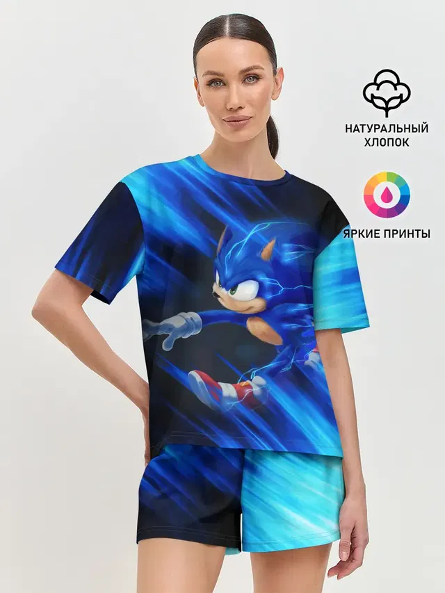 Женская пижама с шортами