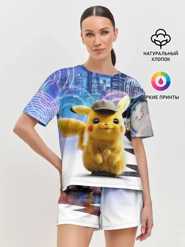 Женская пижама с шортами