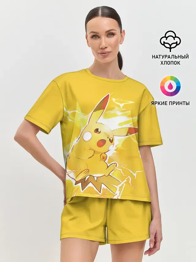 Женская пижама с шортами