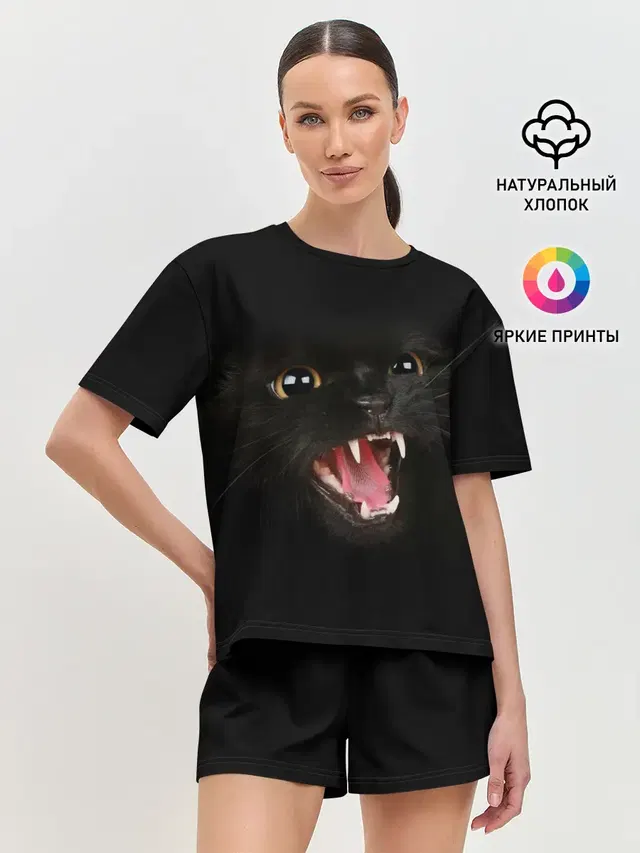 Женская пижама с шортами