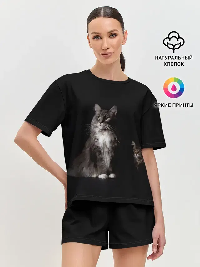Женская пижама с шортами