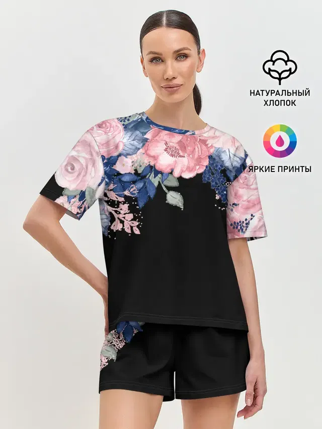 Женская пижама с шортами