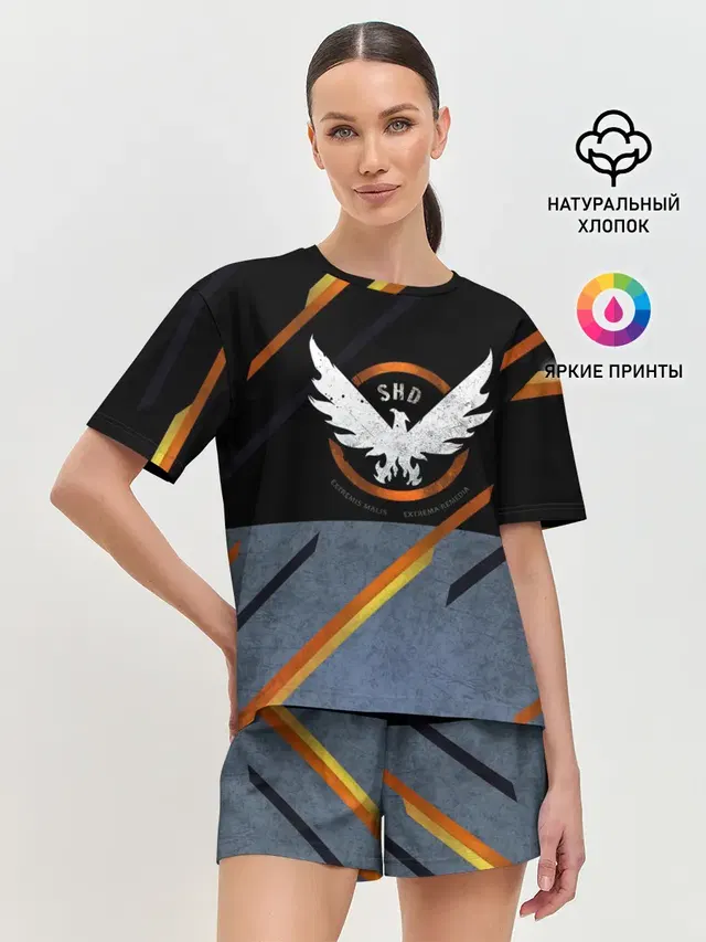 Женская пижама с шортами