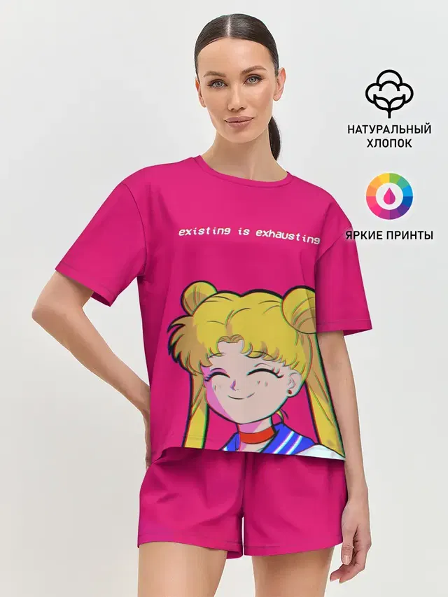Женская пижама с шортами