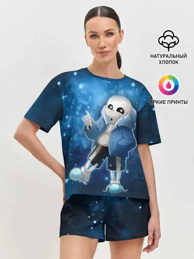 Женская пижама с шортами