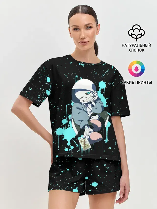 Женская пижама с шортами