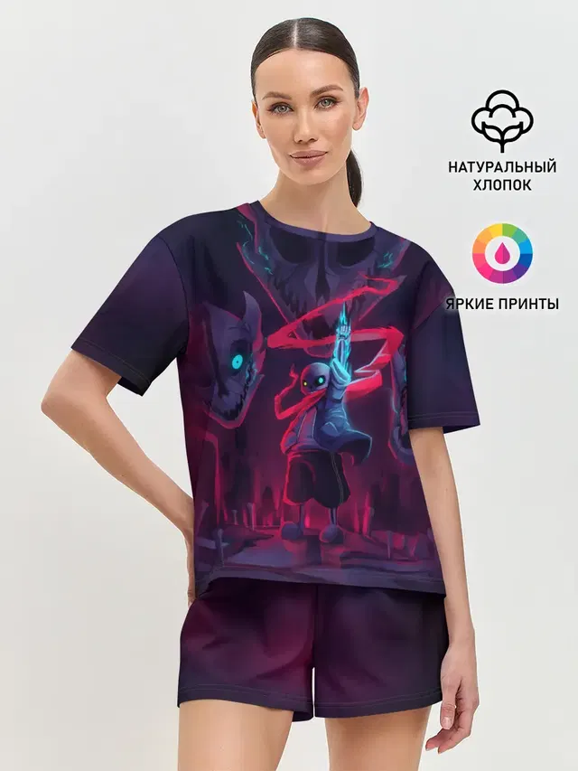 Женская пижама с шортами