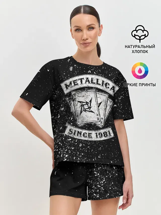 Женская пижама с шортами