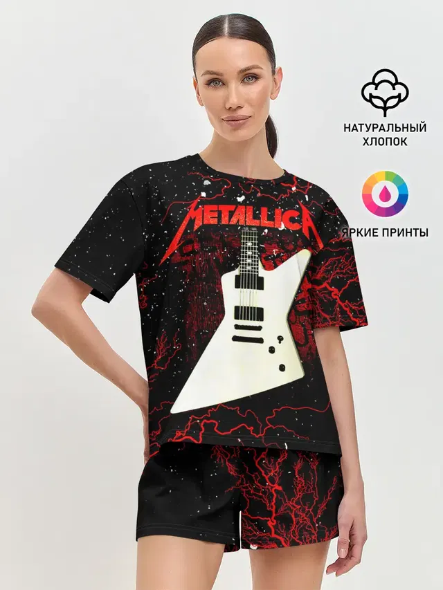 Женская пижама с шортами