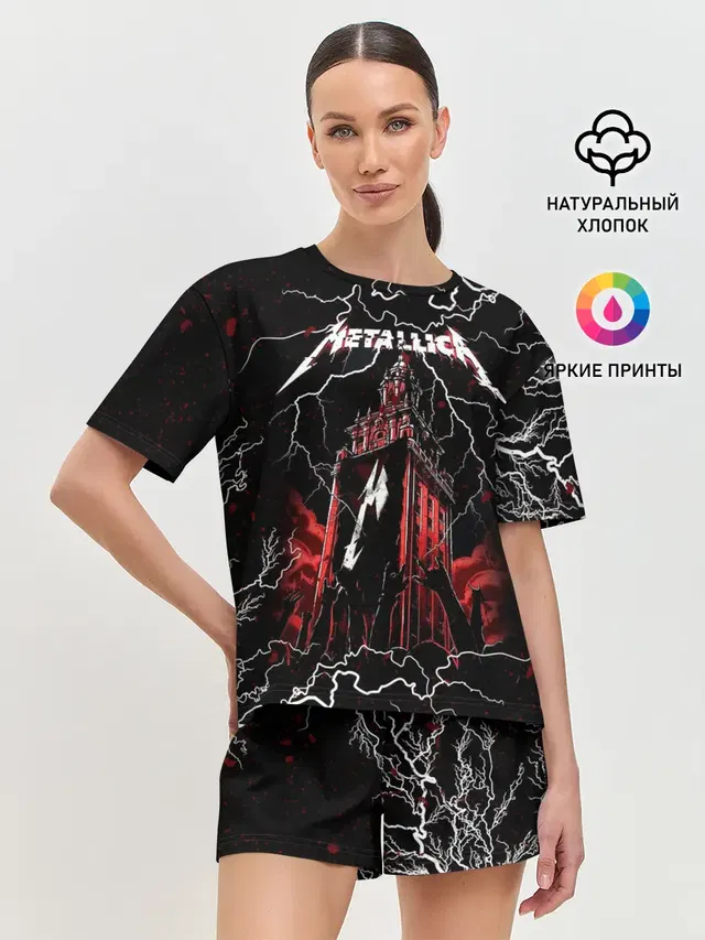 Женская пижама с шортами
