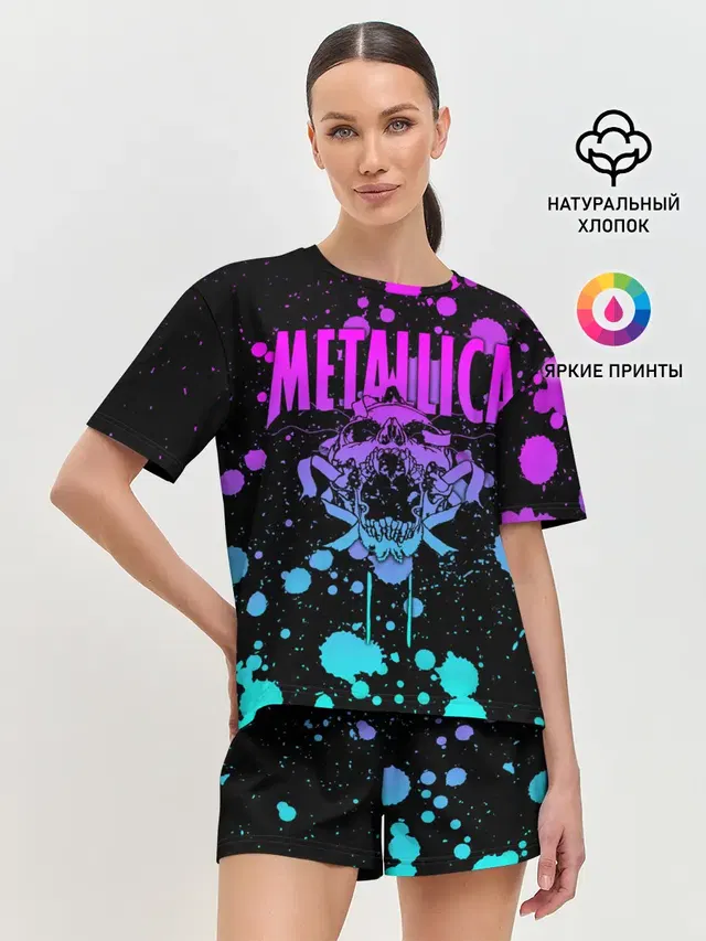 Женская пижама с шортами