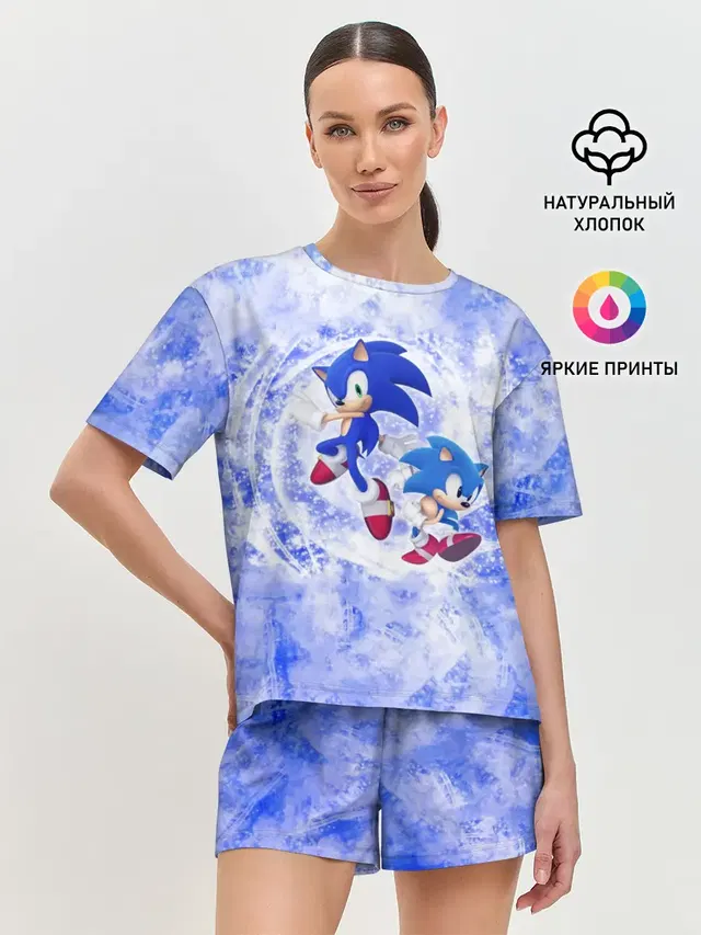 Женская пижама с шортами