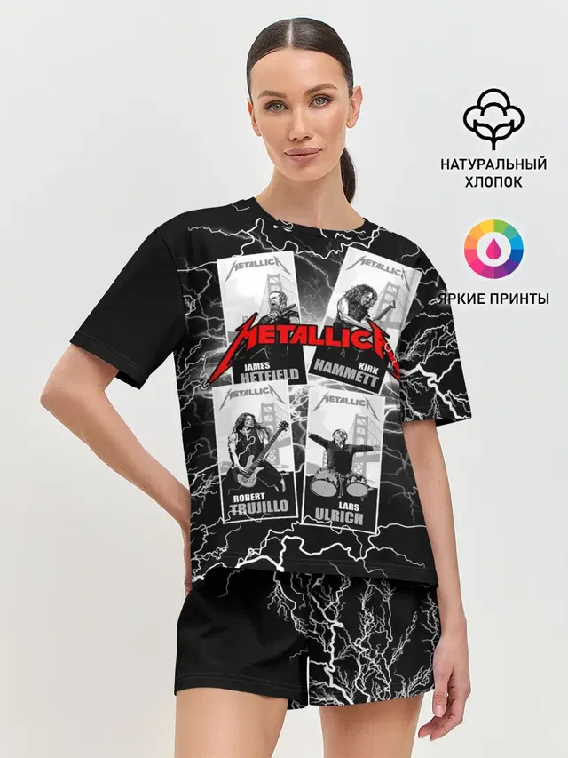 Женская пижама с шортами