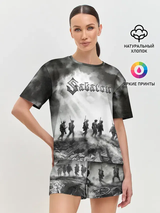 Женская пижама с шортами