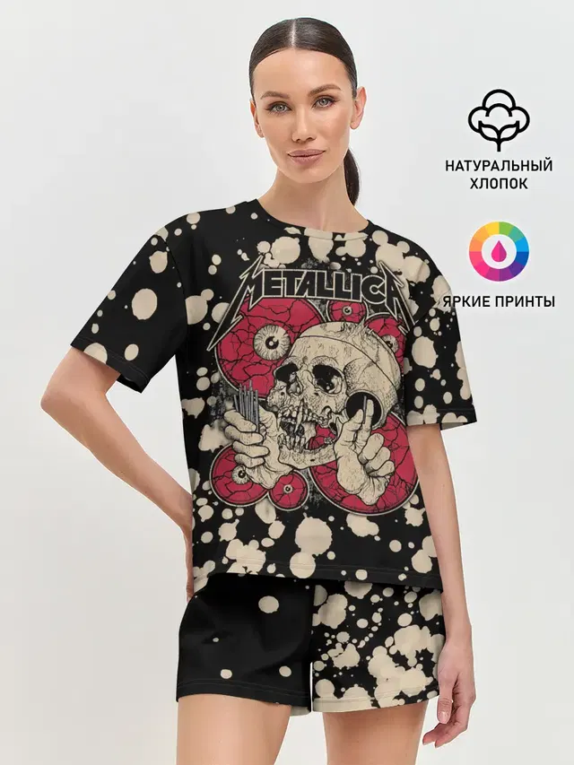 Женская пижама с шортами