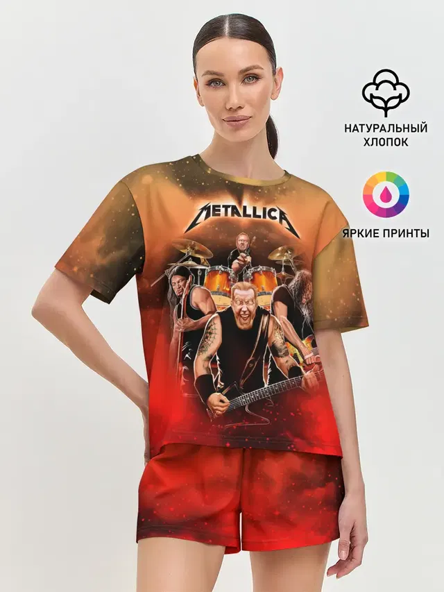 Женская пижама с шортами