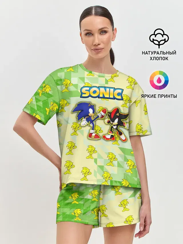 Женская пижама с шортами