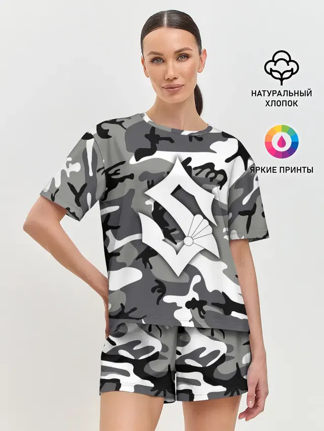 Женская пижама с шортами
