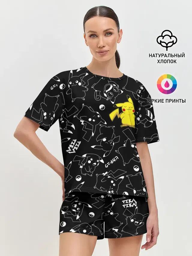 Женская пижама с шортами