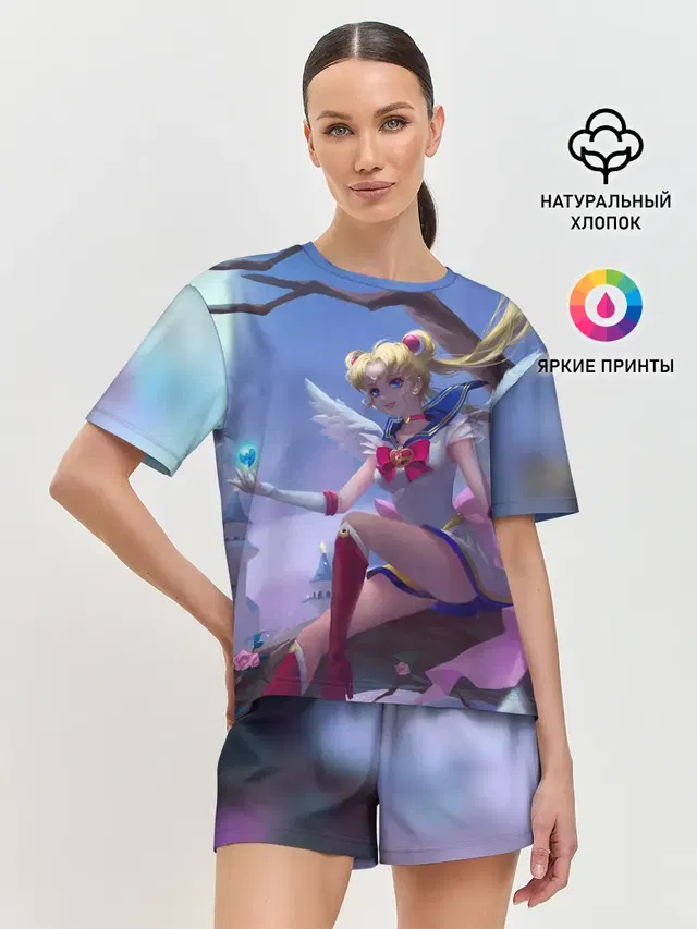 Женская пижама с шортами