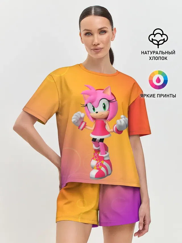 Женская пижама с шортами