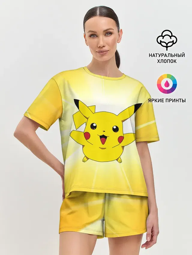 Женская пижама с шортами