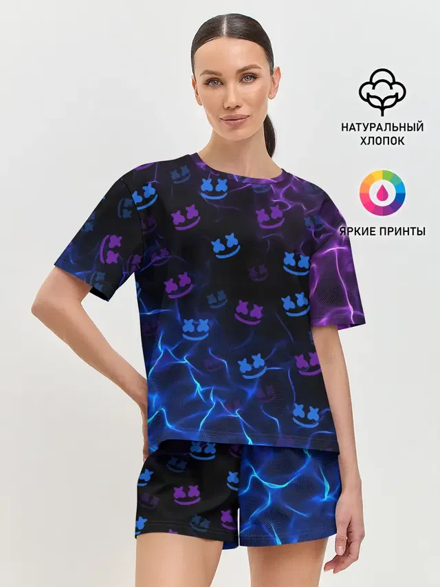 Женская пижама с шортами