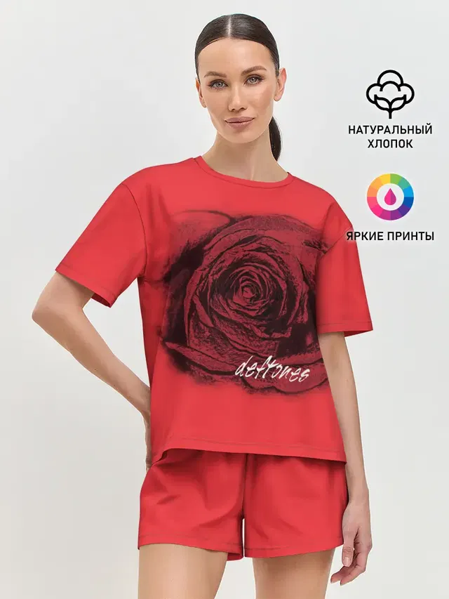 Женская пижама с шортами