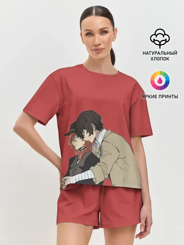 Женская пижама с шортами