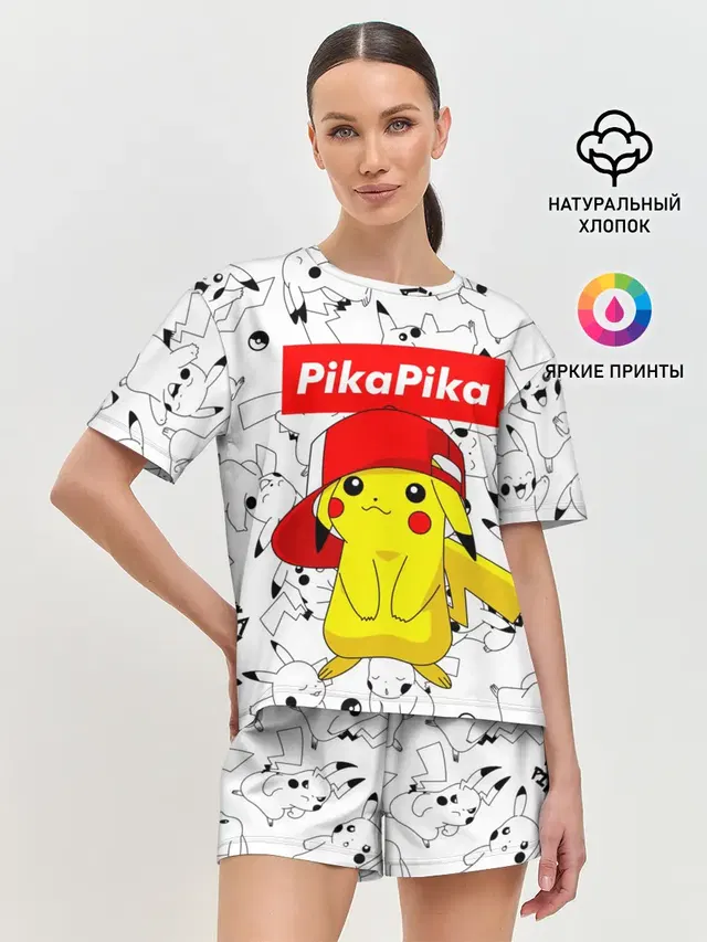 Женская пижама с шортами