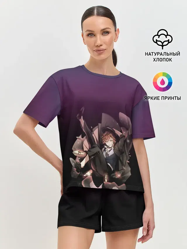 Женская пижама с шортами
