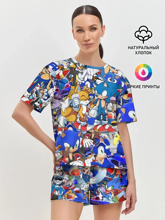 Женская пижама с шортами