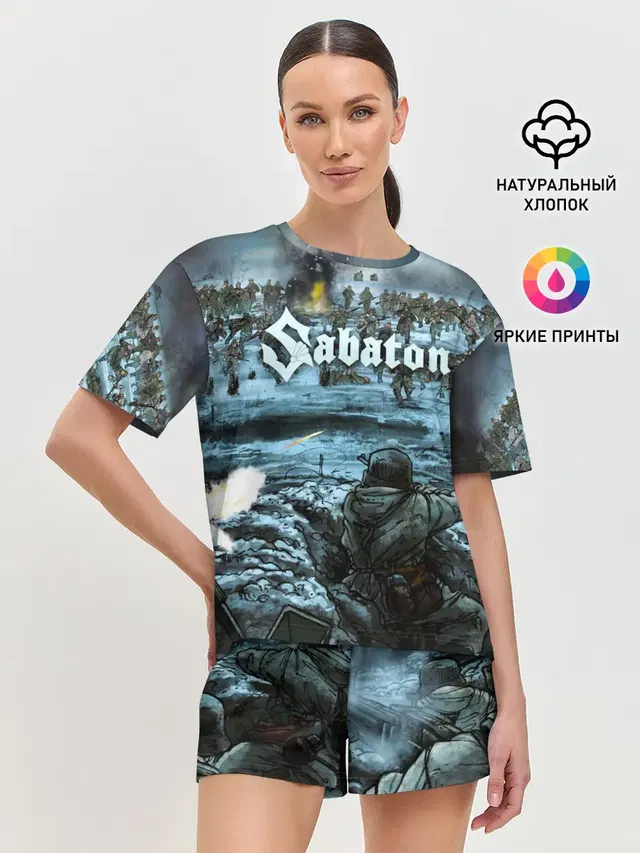 Женская пижама с шортами