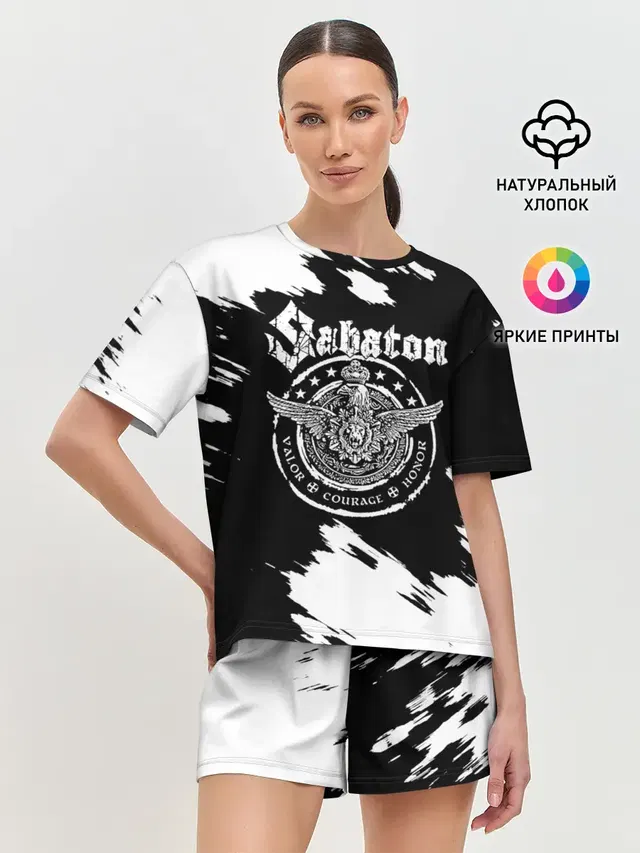 Женская пижама с шортами