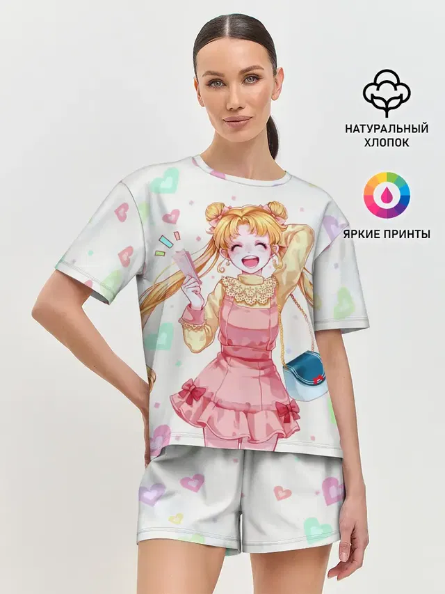 Женская пижама с шортами