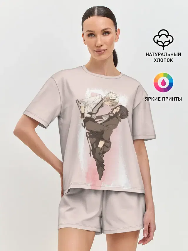 Женская пижама с шортами