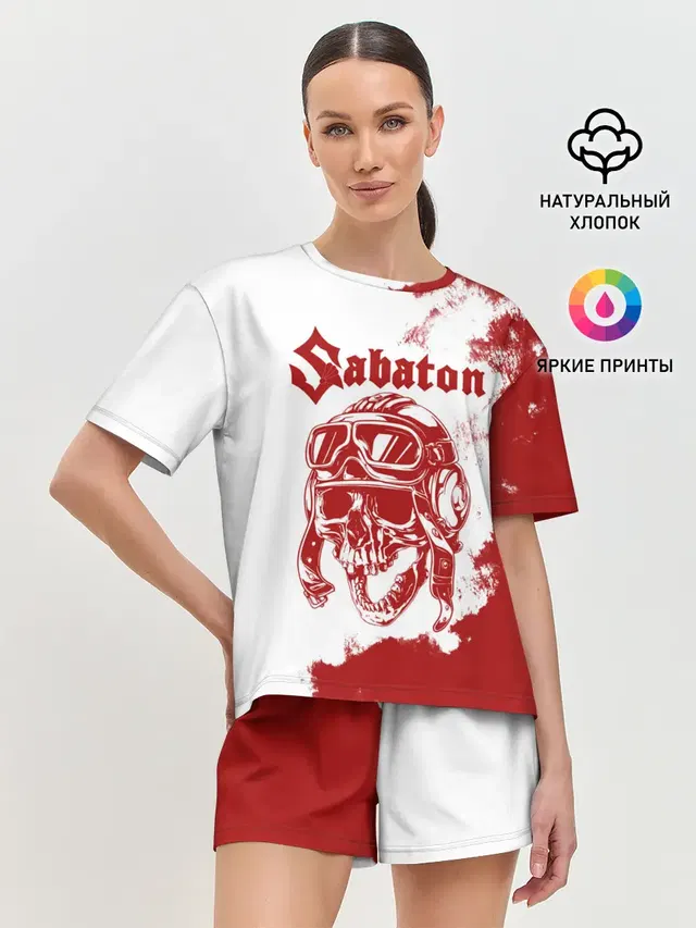 Женская пижама с шортами