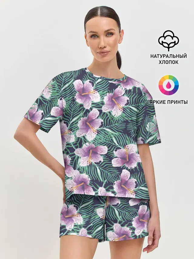 Женская пижама с шортами