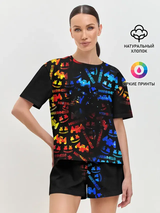 Женская пижама с шортами