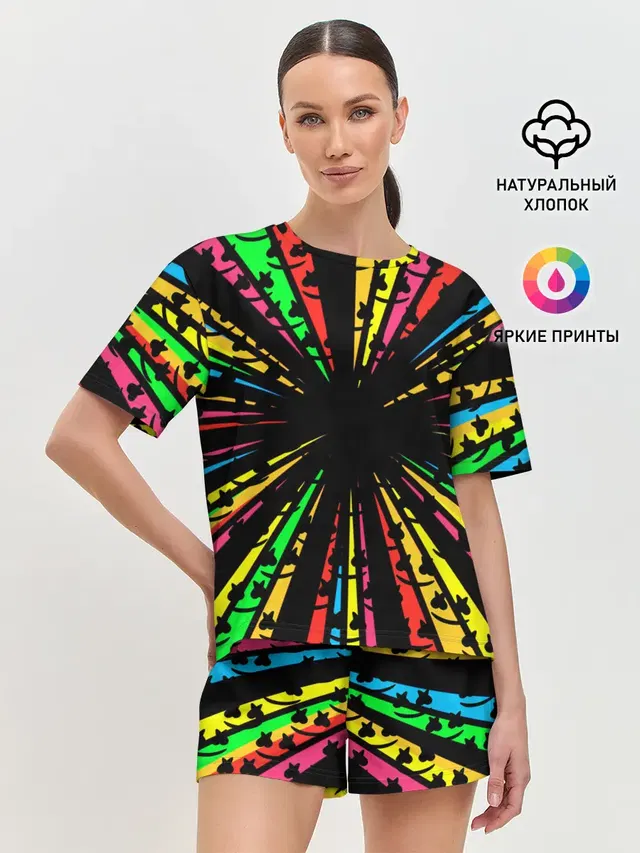 Женская пижама с шортами