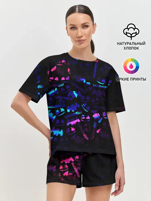Женская пижама с шортами