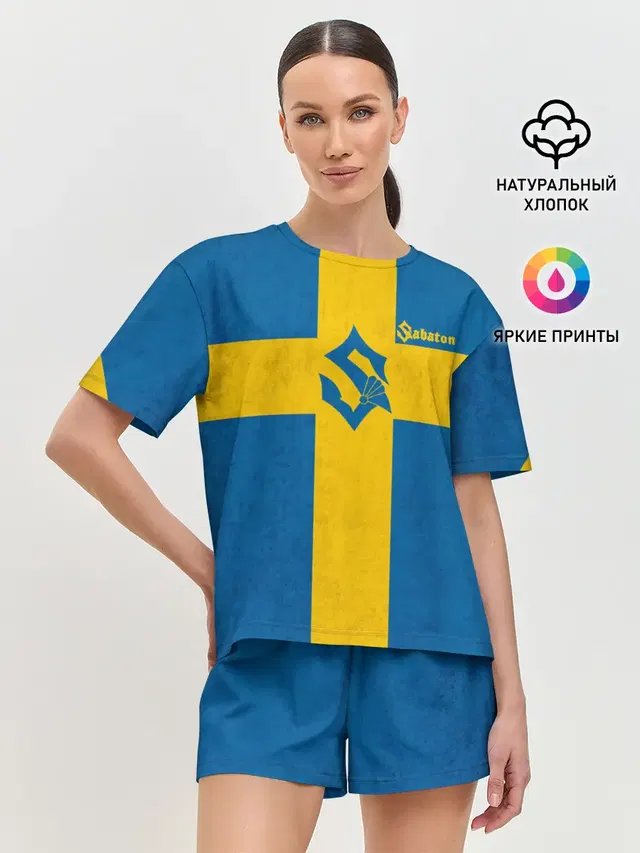 Женская пижама с шортами