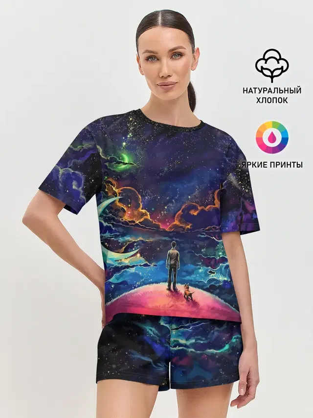 Женская пижама с шортами