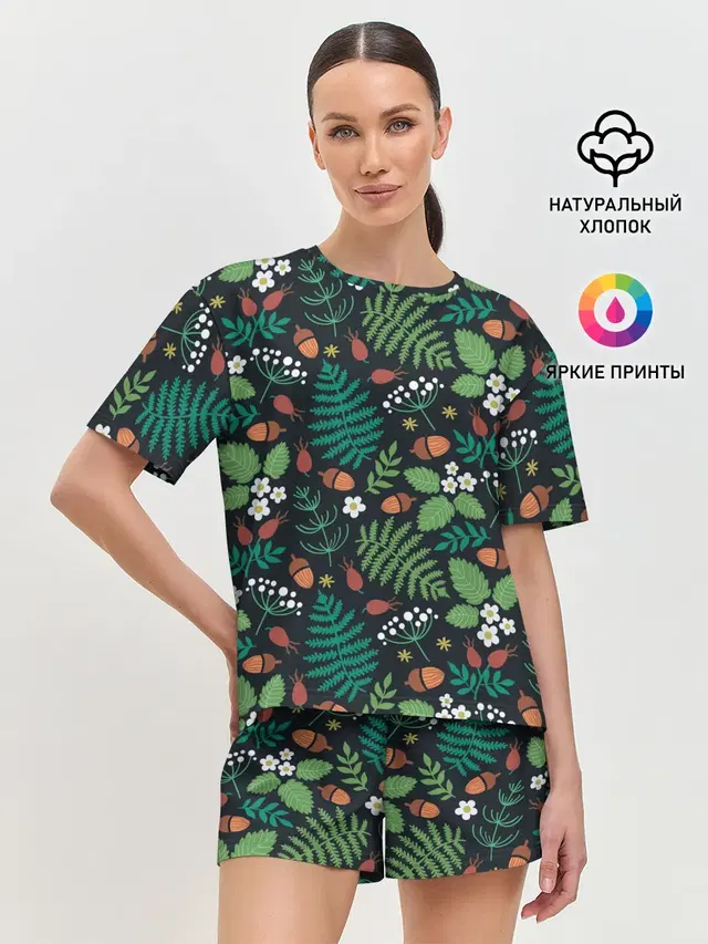 Женская пижама с шортами